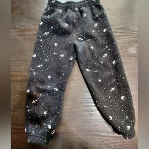 Garanimals Black Space-Themed Kids Joggers